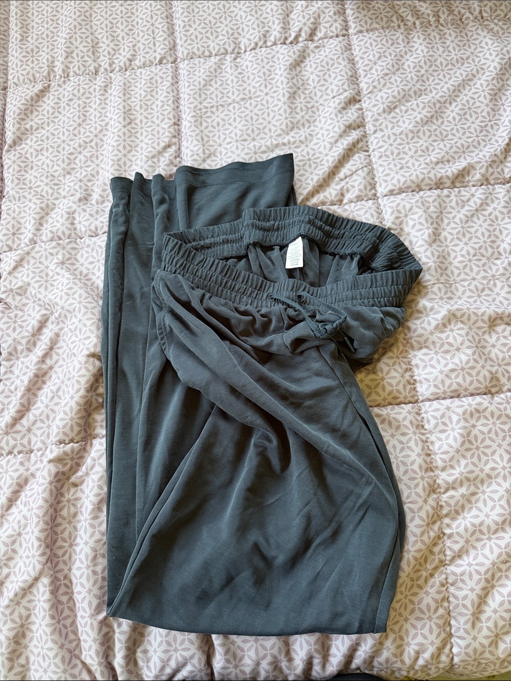 Women’s Charcoal Pants with Elastic Waist